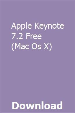 get keynote for free on mac